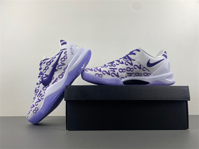 Nike Kobe 8 Protro “White Court Purple” FQ3549-100