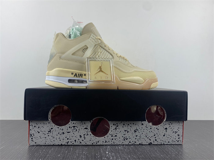 Jordan 4 Retro Off-White Sail