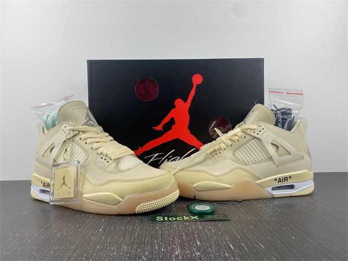 Jordan 4 Retro Off-White Sail