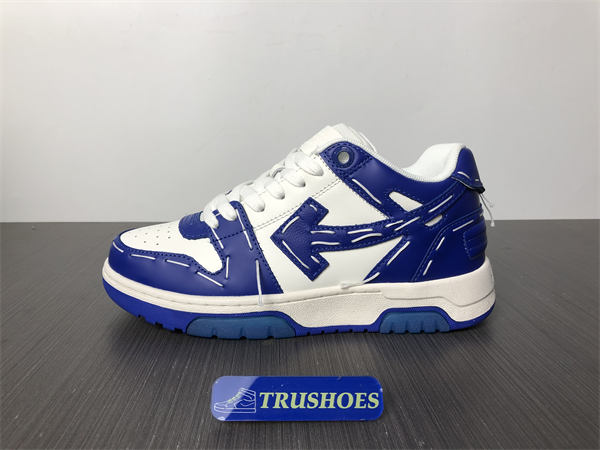 OFF-WHITE Out Of Office Sartorial Stitching White Dark Blue OMIA189S23LEA0140148