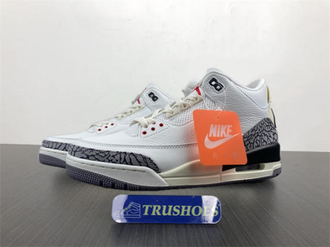 Air Jordan 3 White Cement Reimagined Shoes 2023 DN3707-100